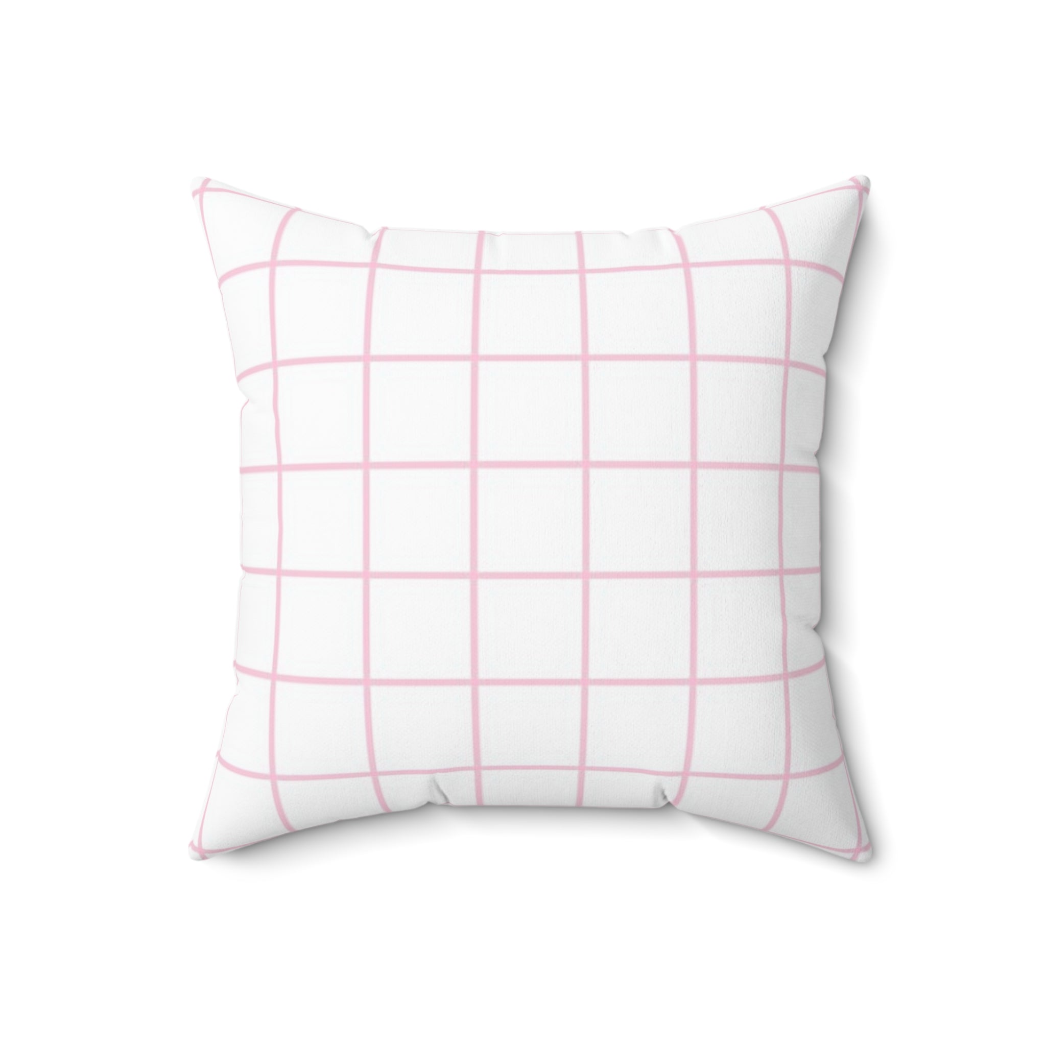 White and Pink Grid Throw Pillow, Artsulli - Art is Long, Life is Short, Home Decor, , , , , , , 