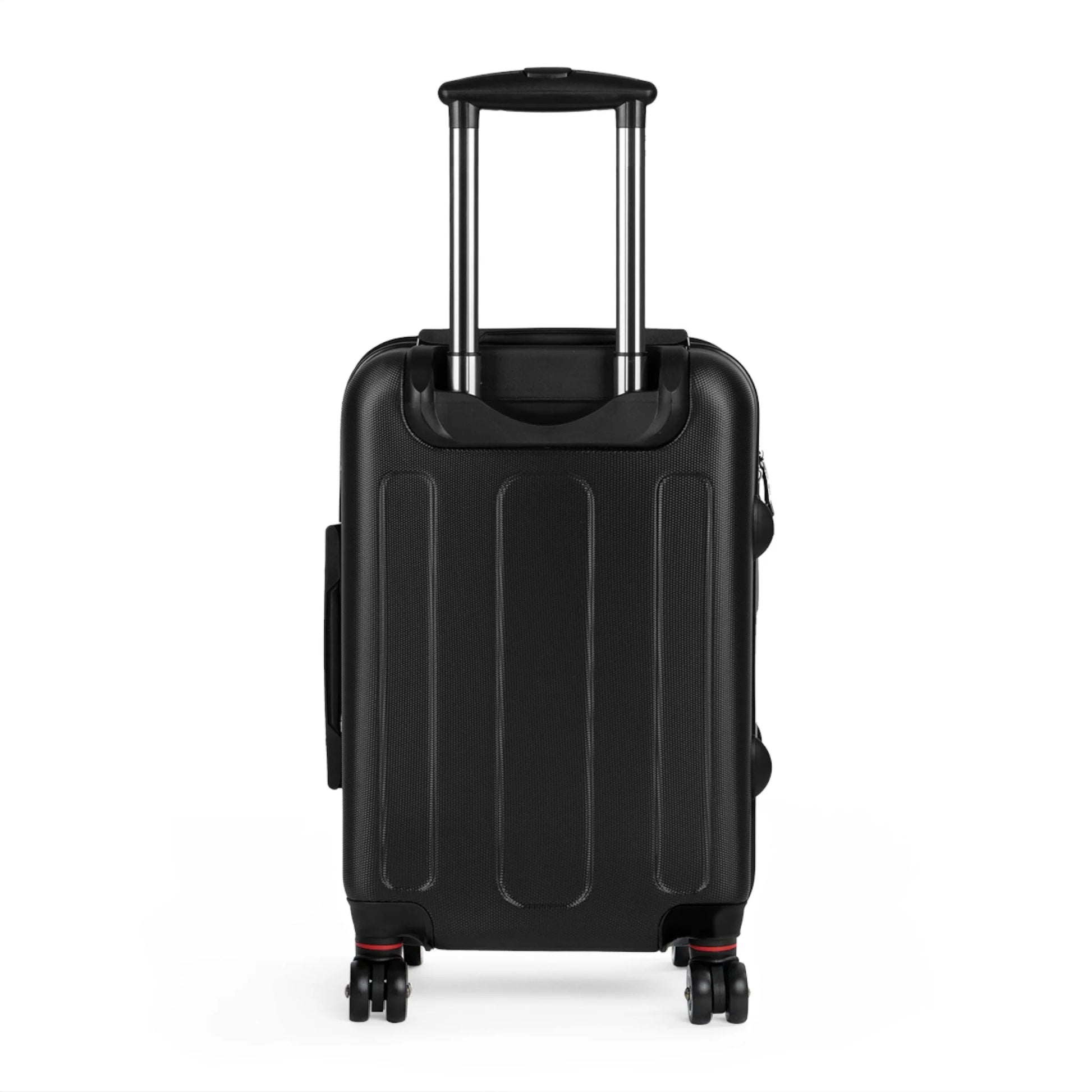 White Black Cow Print Hard Shell Luggage Adjustable Handle Spinner Wheels, Artsulli - Art is Long, Life is Short, Bags, , , , , , , 