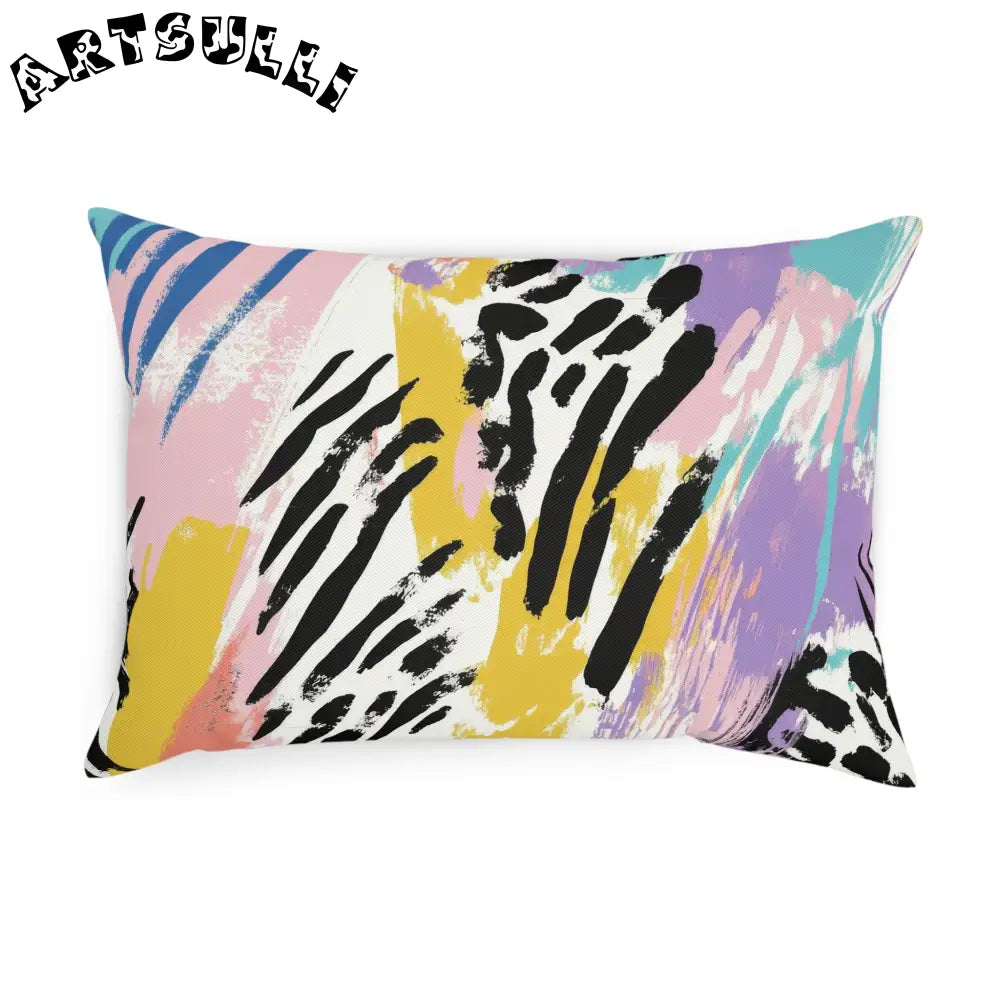 Wild Zebra Stripes and Paint Throw Pillow, Artsulli - Art is Long, Life is Short, Home Decor, , , , , , , 