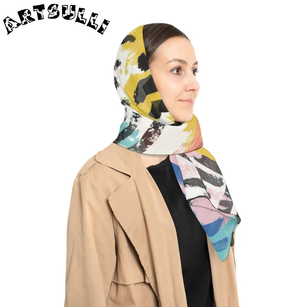 Wild Zebra Stripes Quality Poly Voile Scarf, Artsulli - Art is Long, Life is Short, Accessories, , , , , , , 