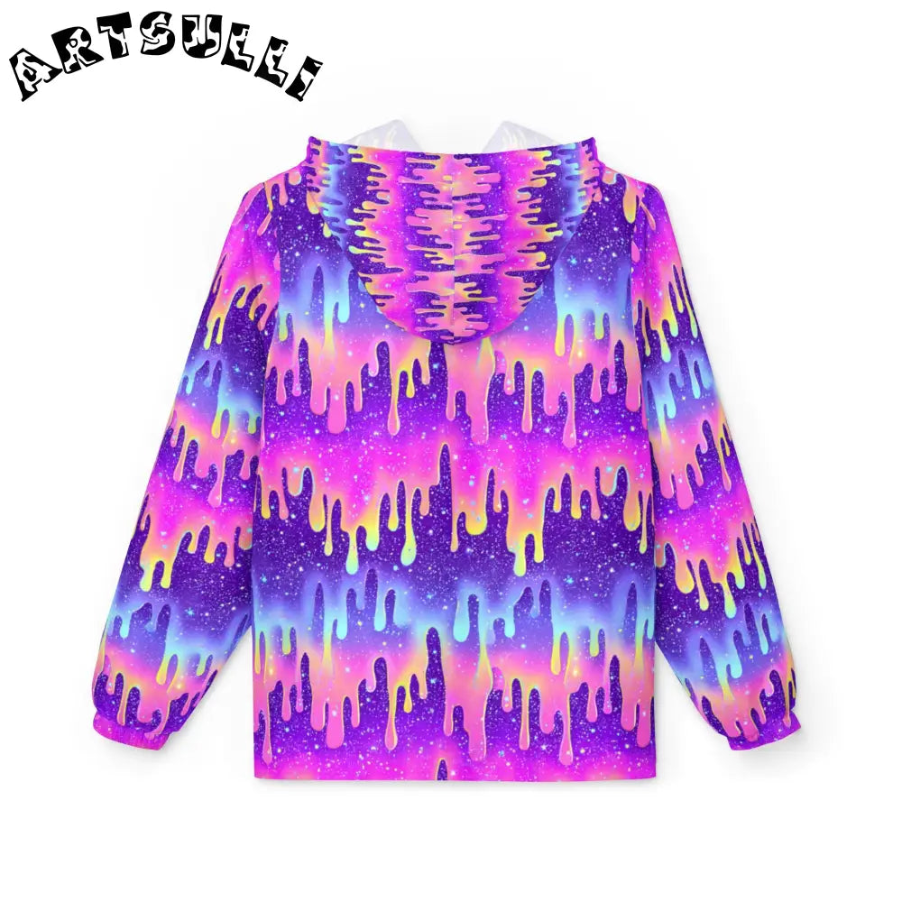 Windbreaker Jacket (AOP), Artsulli - Art is Long, Life is Short, Outerwear, , , , , , , 