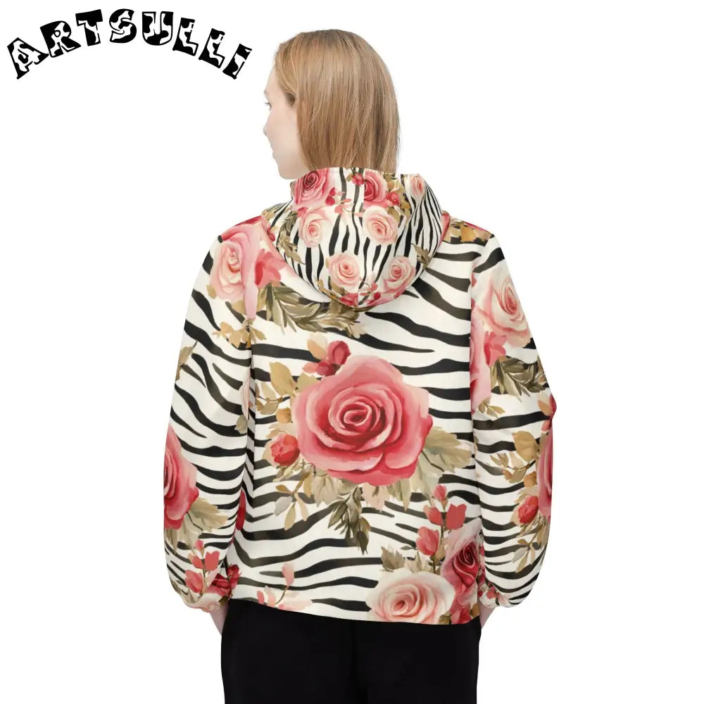 Windbreaker Jacket (AOP), Artsulli - Art is Long, Life is Short, Outerwear, , , , , , , 