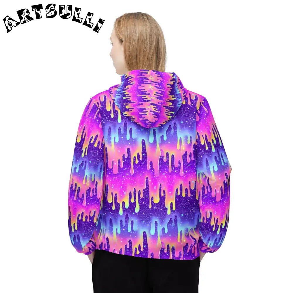 Windbreaker Jacket (AOP), Artsulli - Art is Long, Life is Short, Outerwear, , , , , , , 