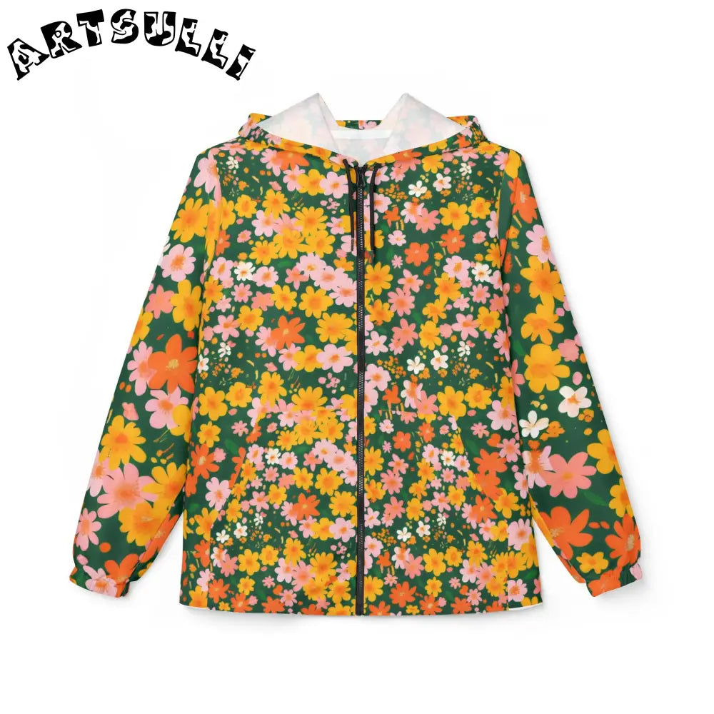 Windbreaker Jacket (AOP), Artsulli - Art is Long, Life is Short, Outerwear, Size, XS, , , , , 30734089655964791821
