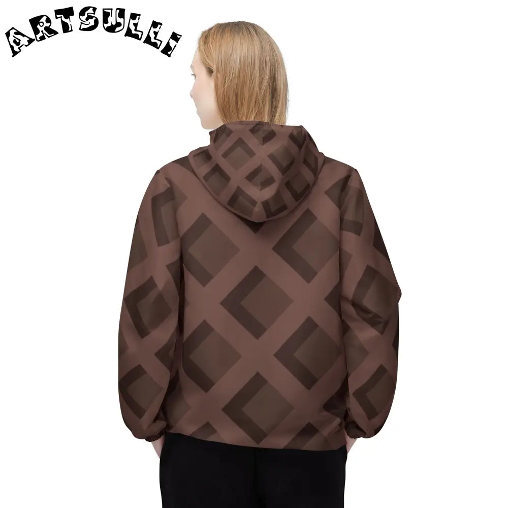 Windbreaker Jacket (AOP), Artsulli - Art is Long, Life is Short, Outerwear, , , , , , , 