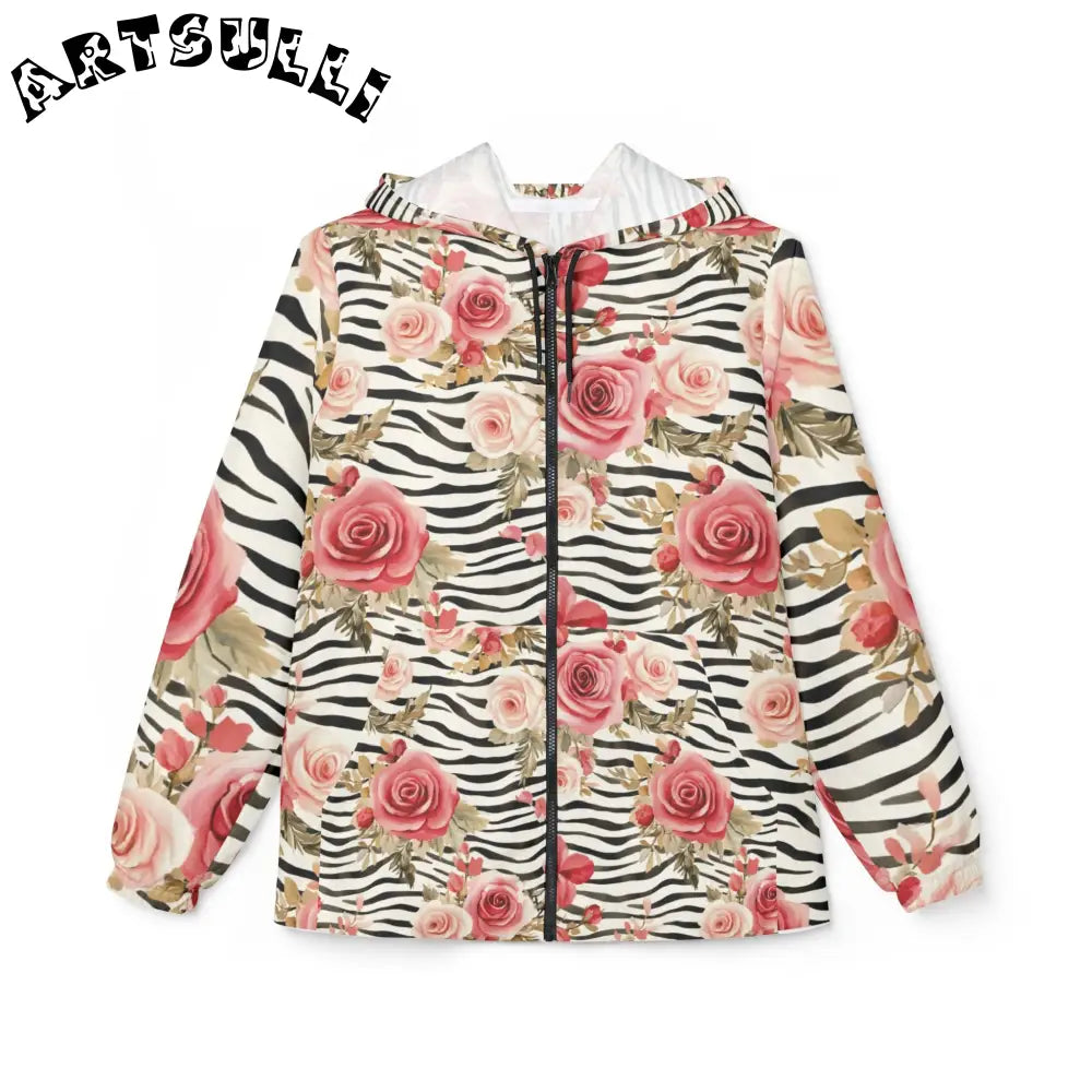 Windbreaker Jacket (AOP), Artsulli - Art is Long, Life is Short, Outerwear, Size, XS, , , , , 15215124708069005524