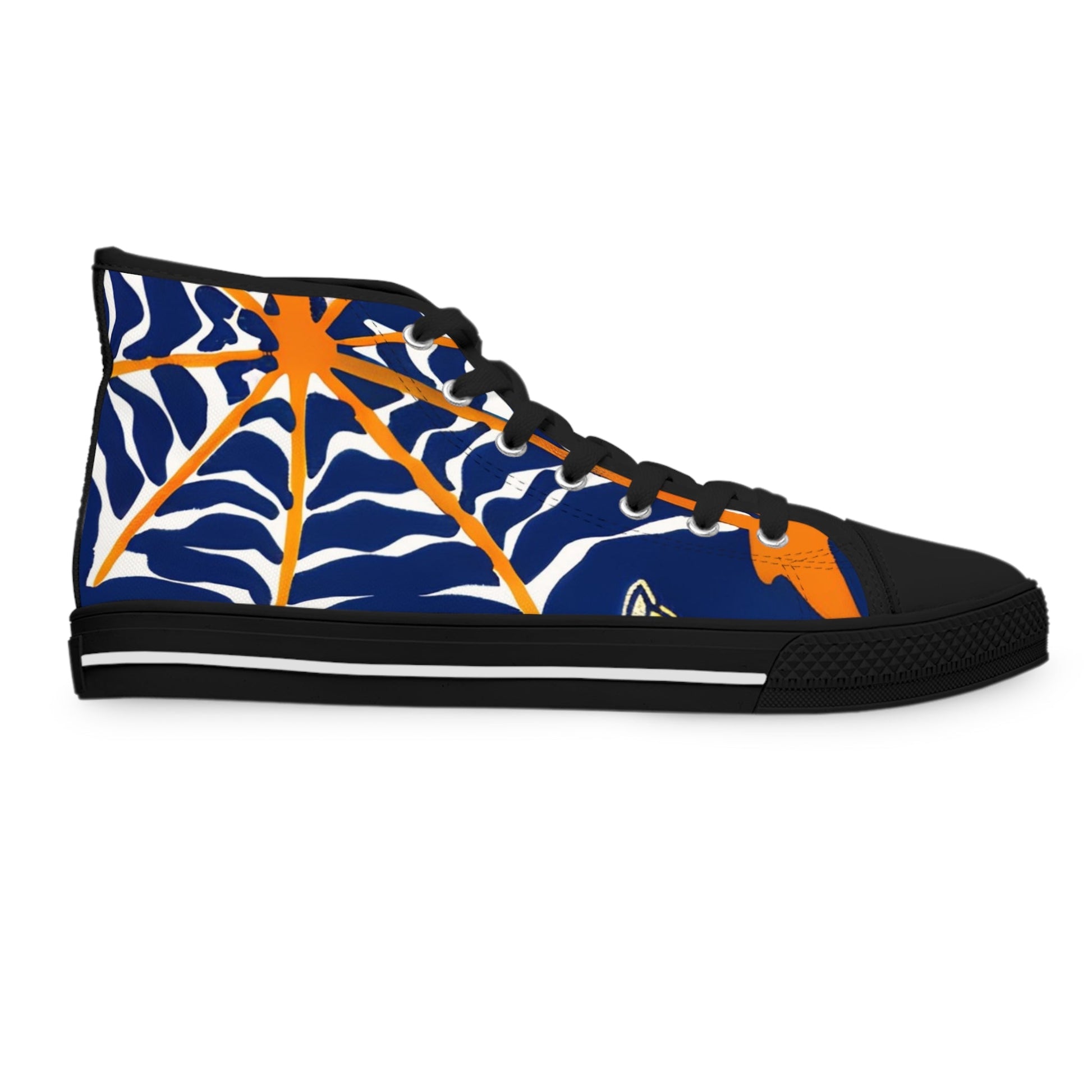 Women's Abstract Canvas High Top Sneakers, Artsulli - Art is Long, Life is Short, Shoes, , , , , , , 