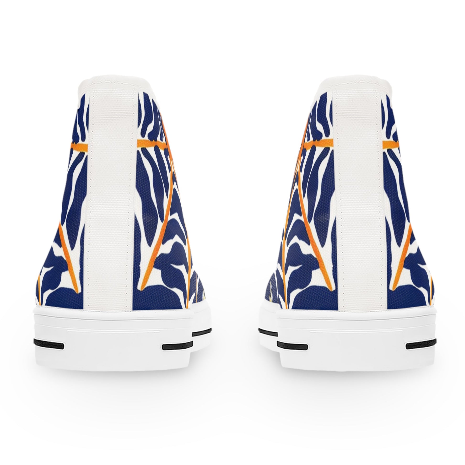 Women's Abstract Canvas High Top Sneakers, Artsulli - Art is Long, Life is Short, Shoes, , , , , , , 