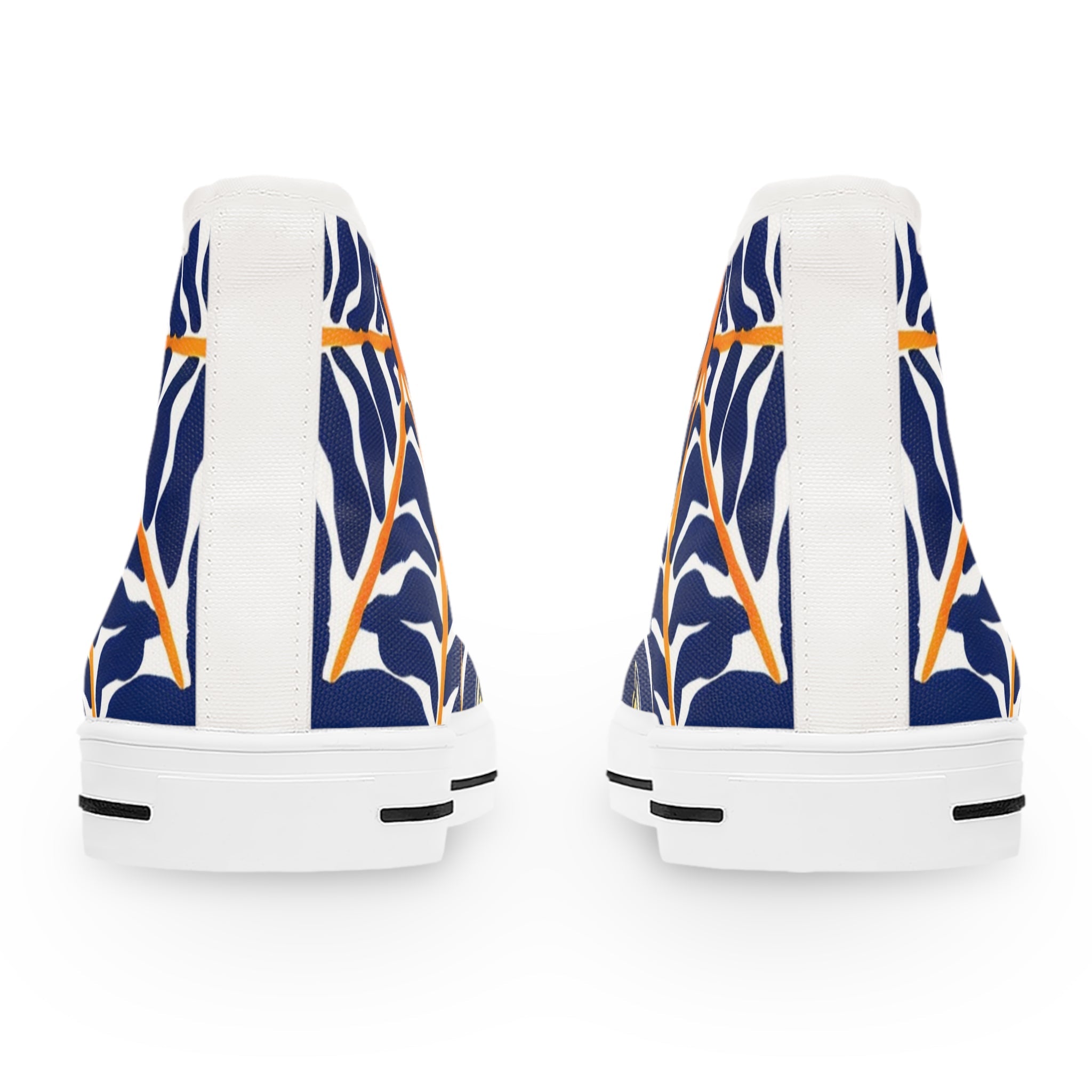 Women's Abstract Canvas High Top Sneakers, Artsulli - Art is Long, Life is Short, Shoes, , , , , , , 