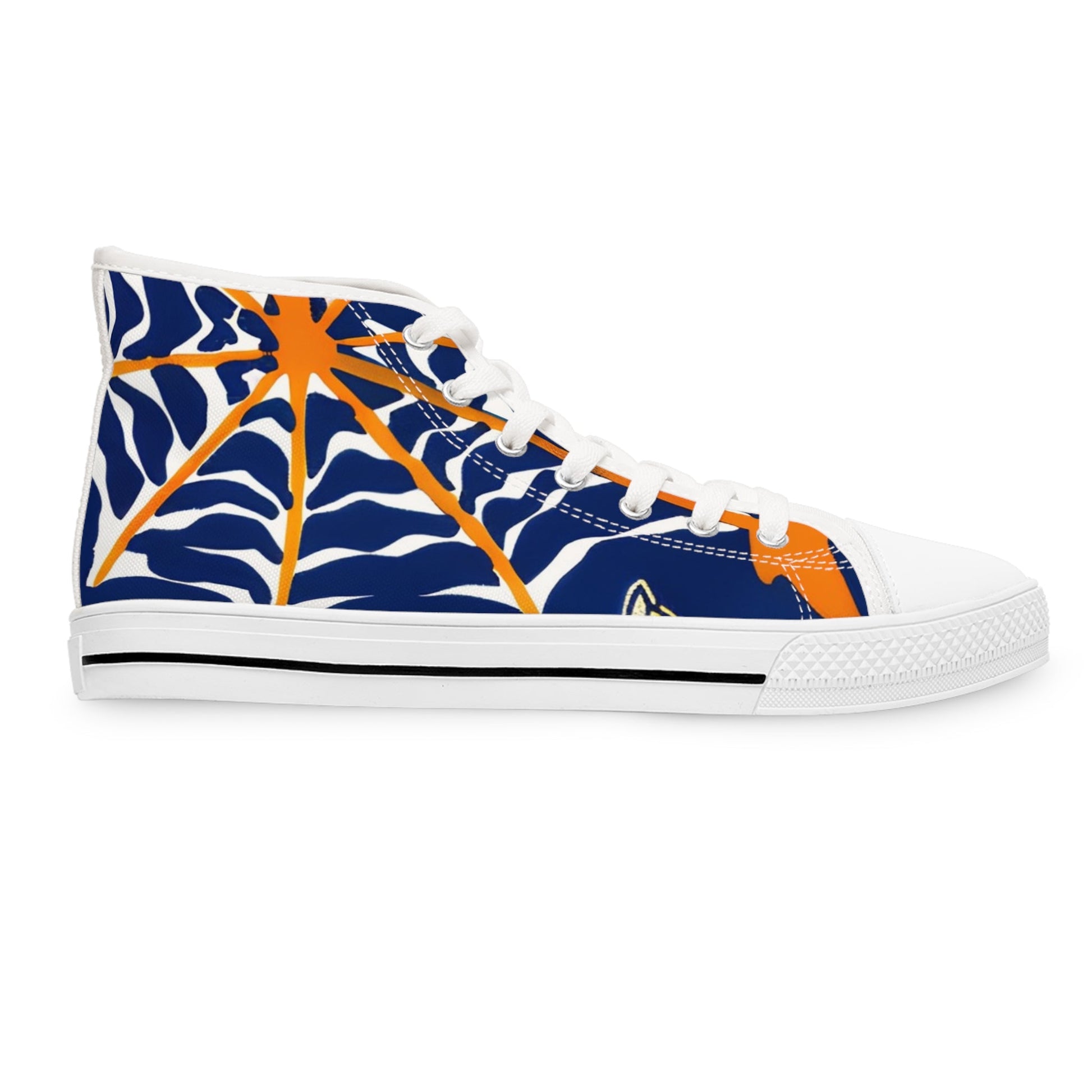 Women's Abstract Canvas High Top Sneakers, Artsulli - Art is Long, Life is Short, Shoes, , , , , , , 