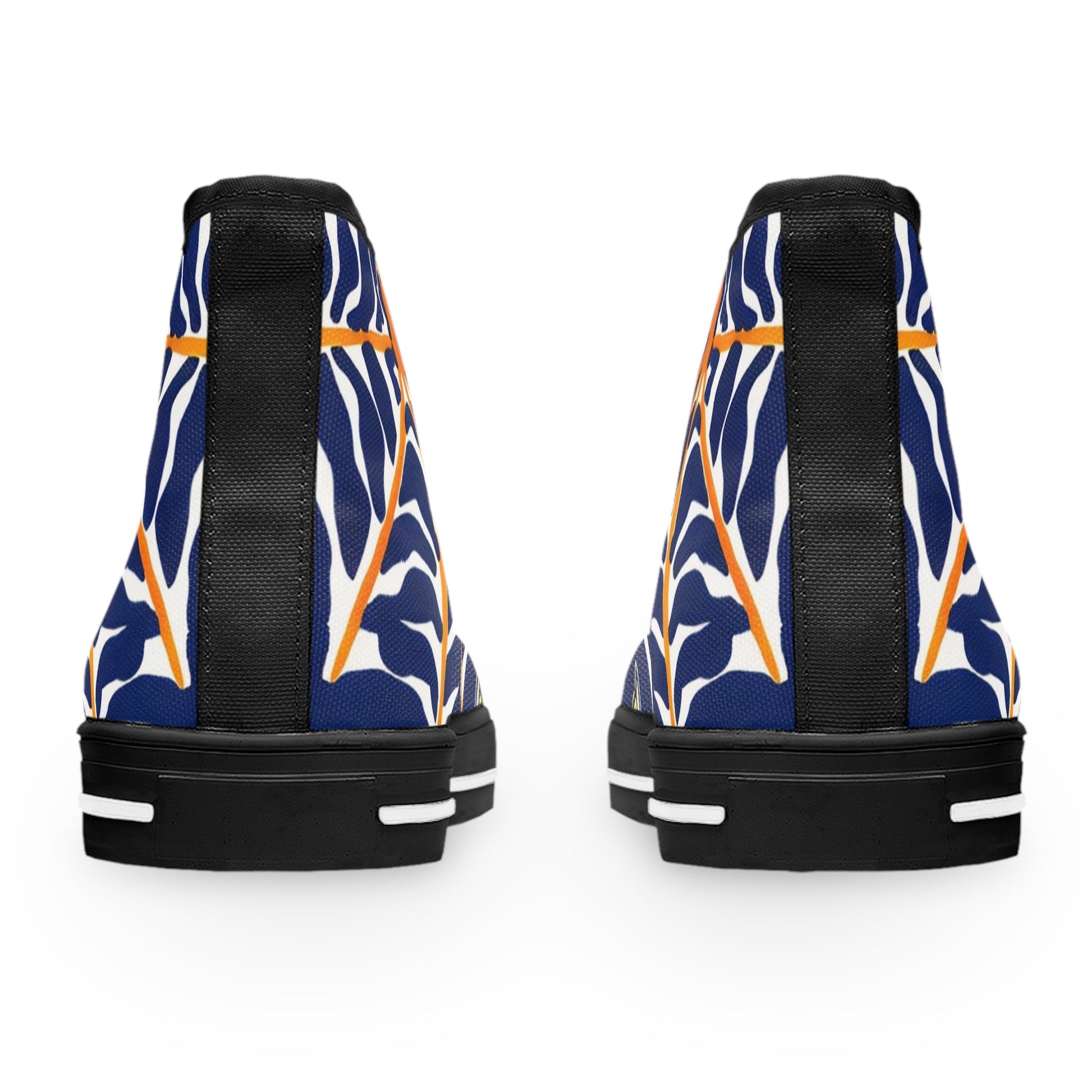 Women's Abstract Canvas High Top Sneakers, Artsulli - Art is Long, Life is Short, Shoes, , , , , , , 