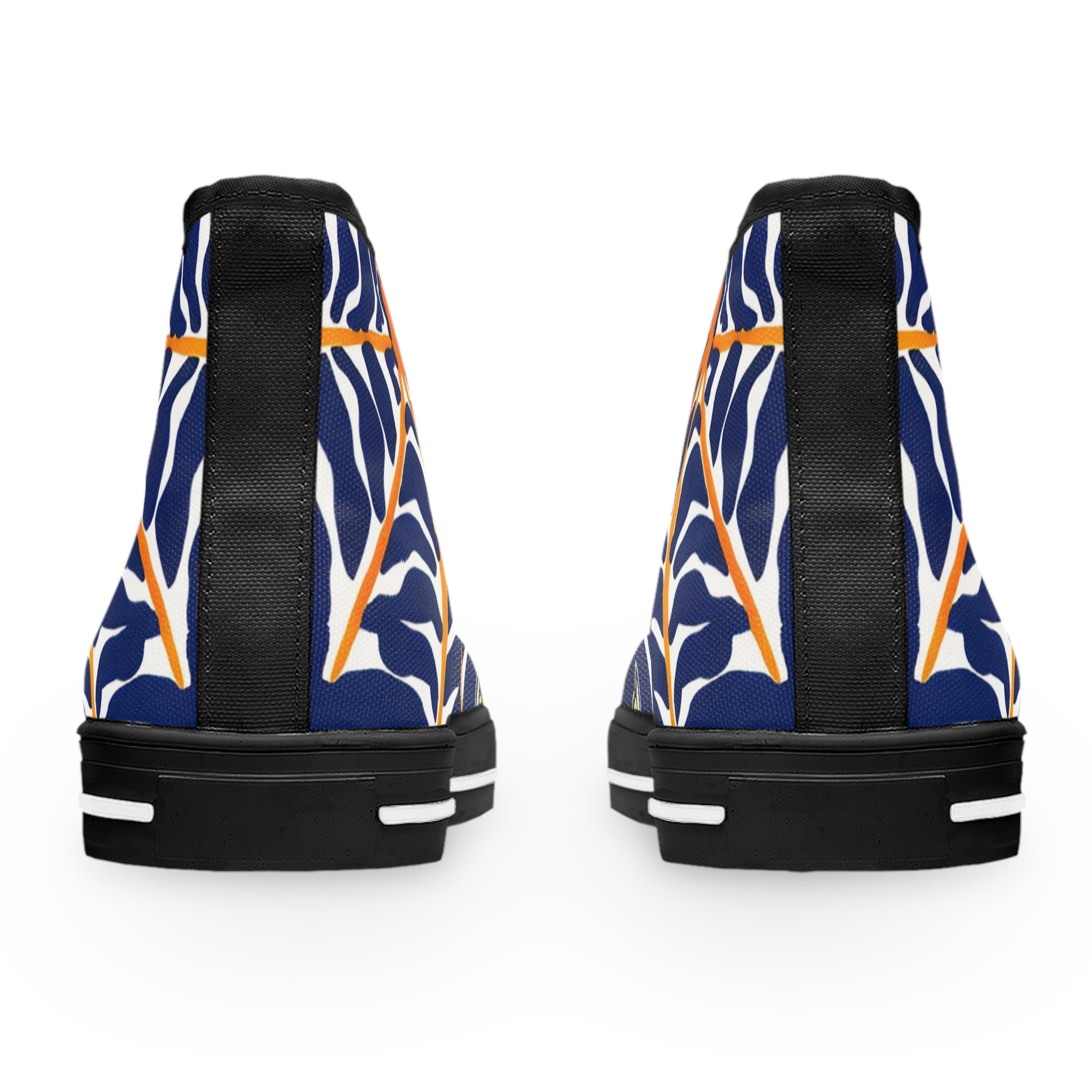 Women's Abstract Canvas High Top Sneakers, Artsulli - Art is Long, Life is Short, Shoes, , , , , , , 