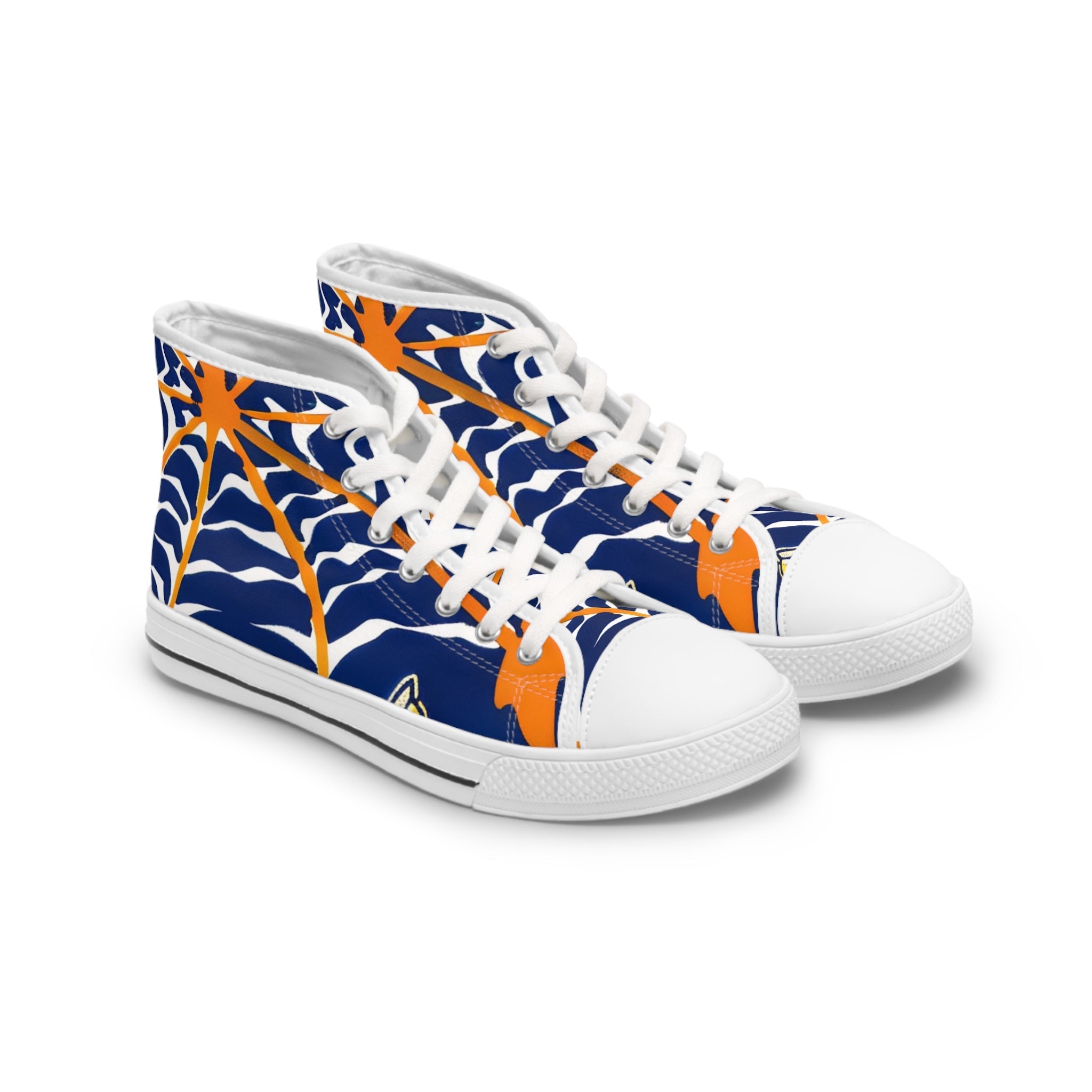 Printify Women’s Abstract Canvas High Top Sneakers 2025