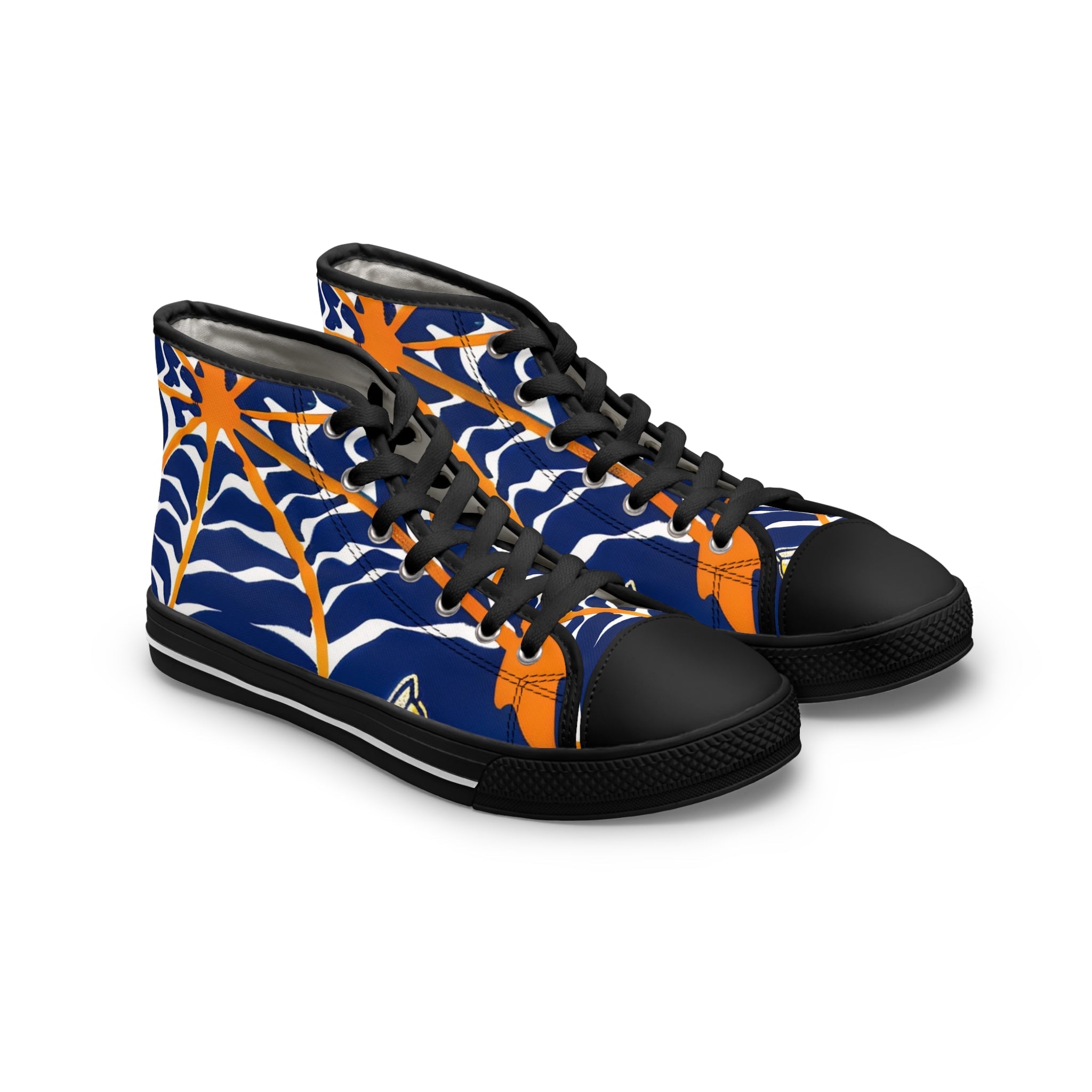 Printify Women’s Abstract Canvas High Top Sneakers 2025