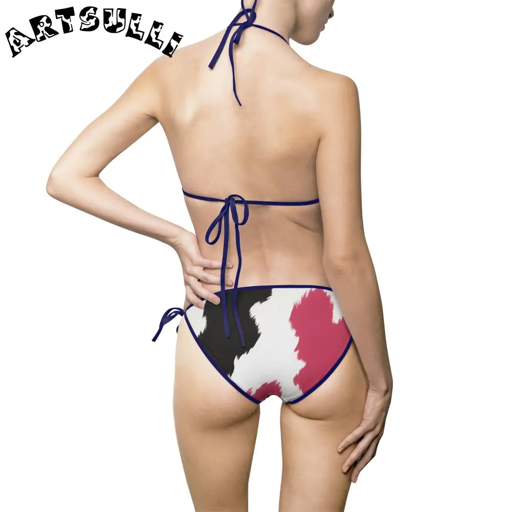 Women's Bikini Swimsuit (AOP), Artsulli - Art is Long, Life is Short, All Over Prints, , , , , , , 