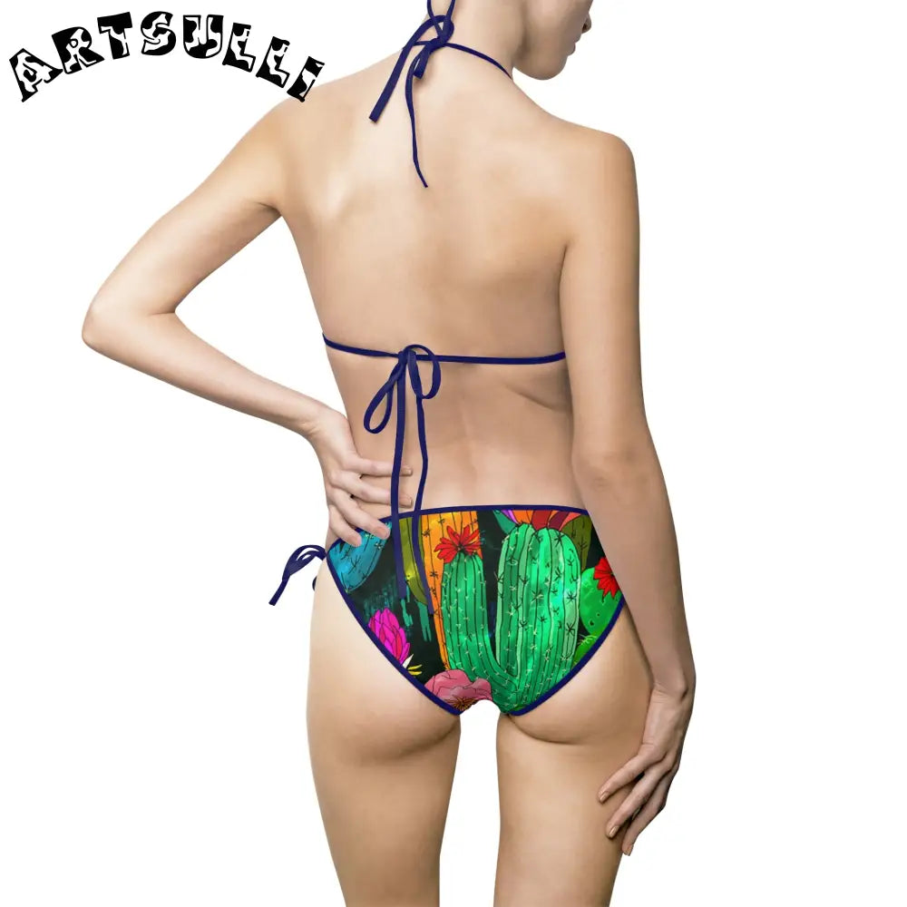 Women's Bikini Swimsuit (AOP), Artsulli - Art is Long, Life is Short, All Over Prints, , , , , , , 