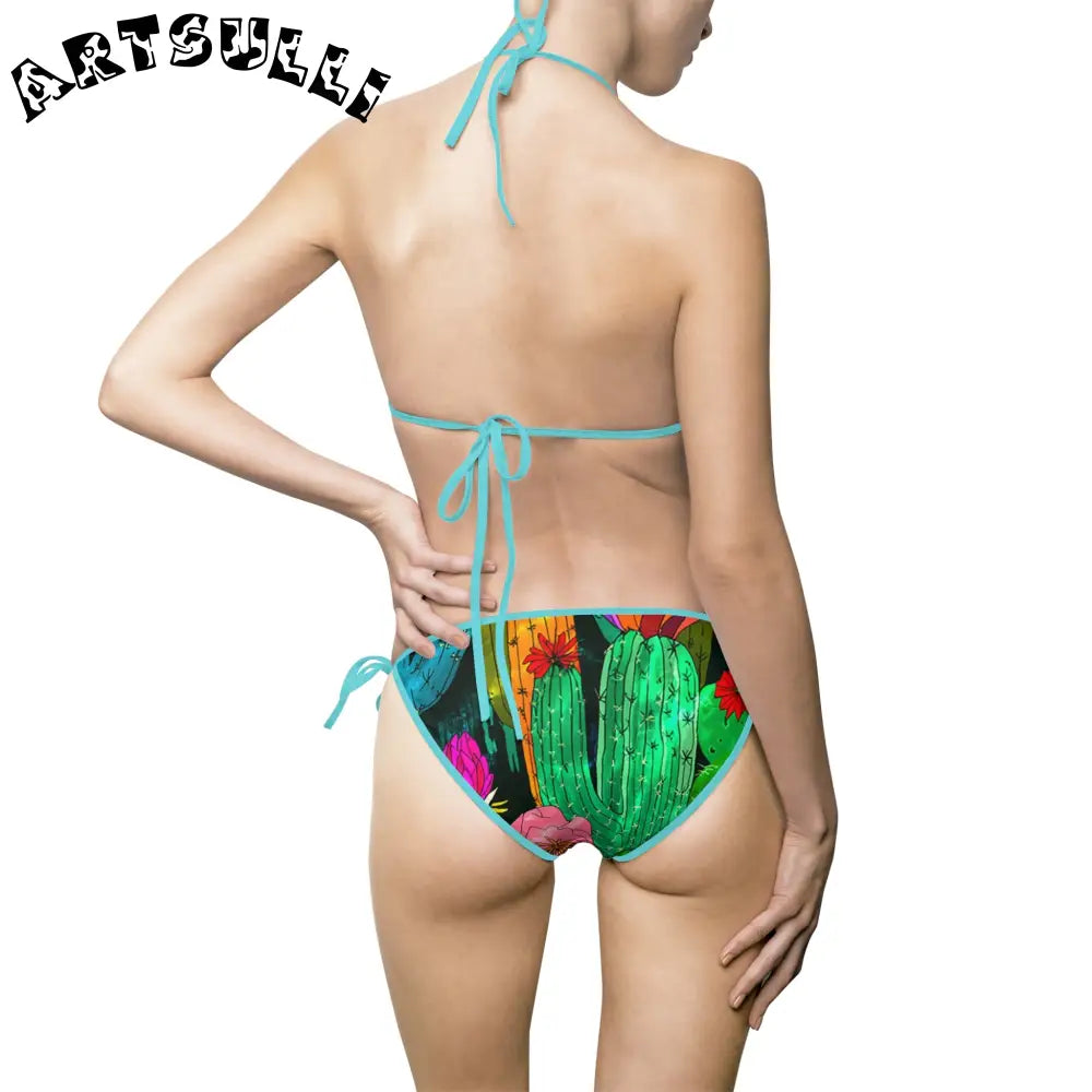 Women's Bikini Swimsuit (AOP), Artsulli - Art is Long, Life is Short, All Over Prints, , , , , , , 