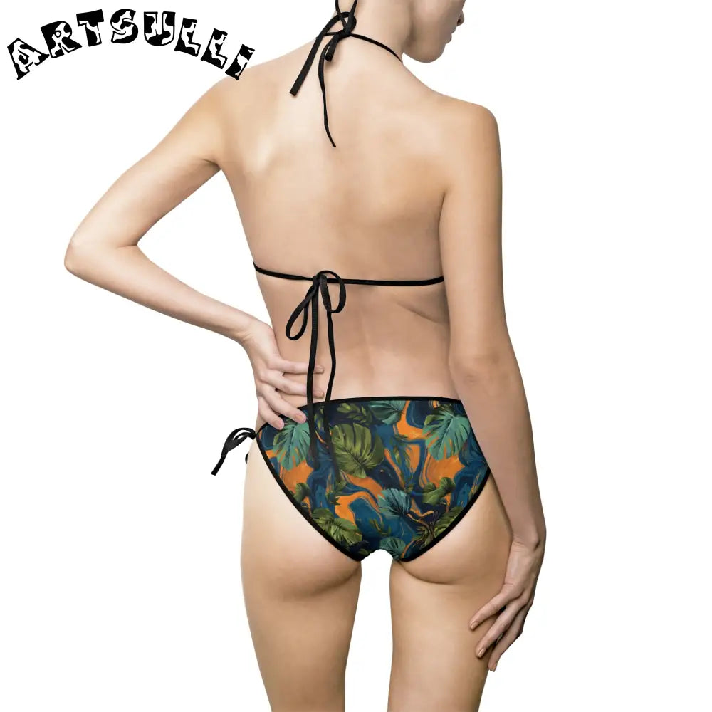 Women's Bikini Swimsuit (AOP), Artsulli - Art is Long, Life is Short, All Over Prints, , , , , , , 
