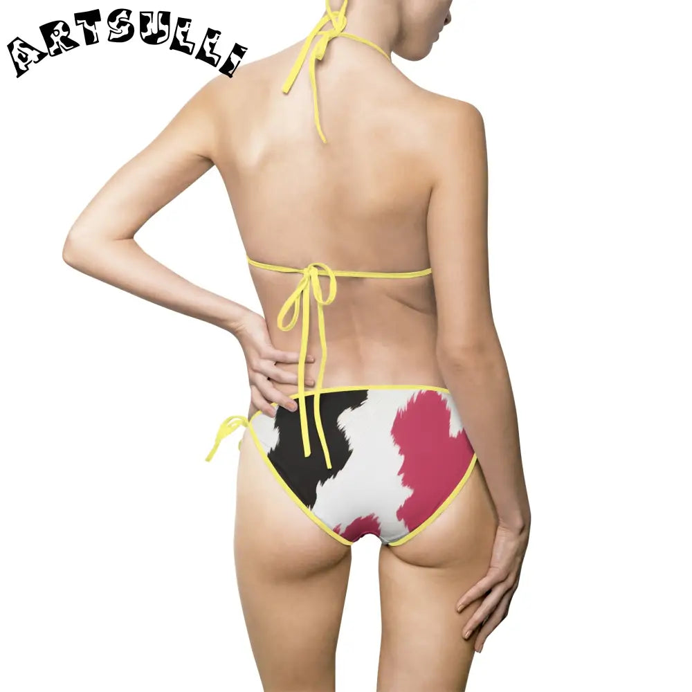 Women's Bikini Swimsuit (AOP), Artsulli - Art is Long, Life is Short, All Over Prints, , , , , , , 