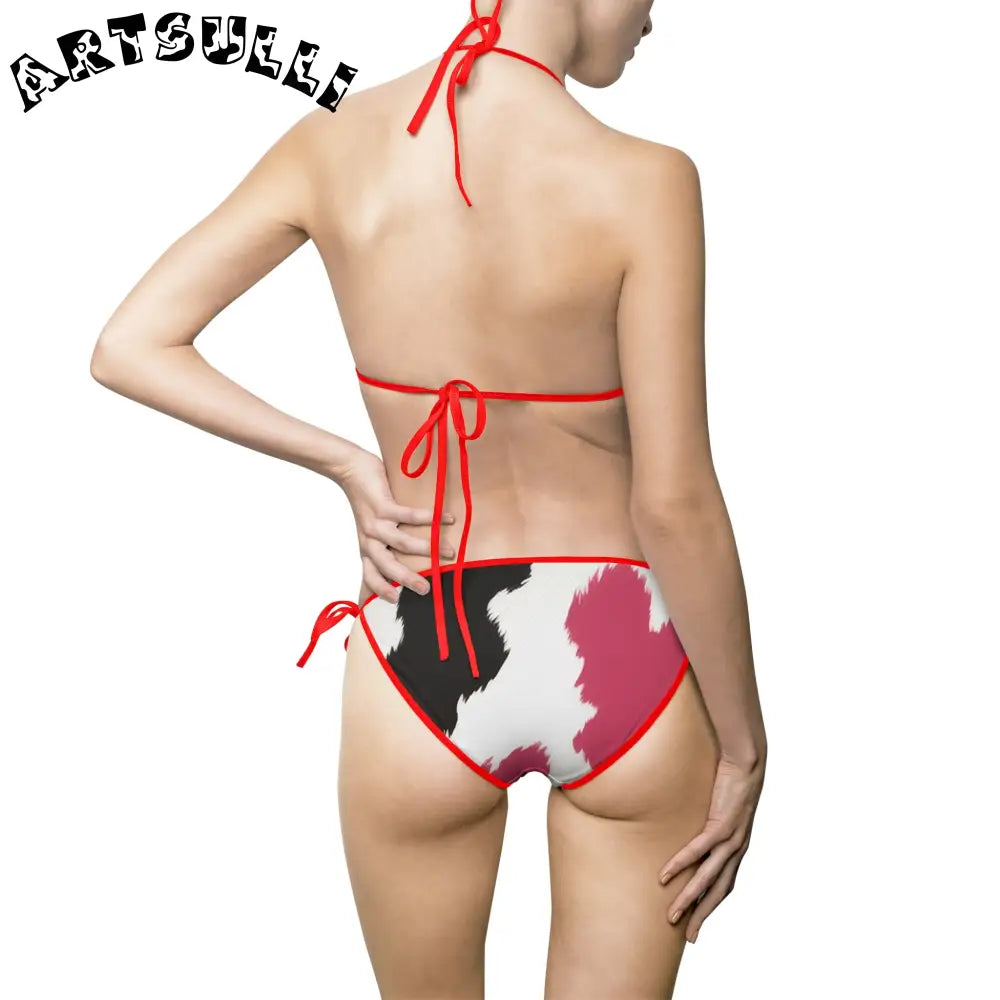 Women's Bikini Swimsuit (AOP), Artsulli - Art is Long, Life is Short, All Over Prints, , , , , , , 
