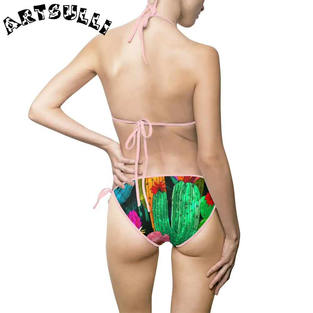 Women's Bikini Swimsuit (AOP), Artsulli - Art is Long, Life is Short, All Over Prints, , , , , , , 
