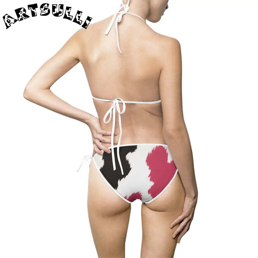 Women's Bikini Swimsuit (AOP), Artsulli - Art is Long, Life is Short, All Over Prints, , , , , , , 