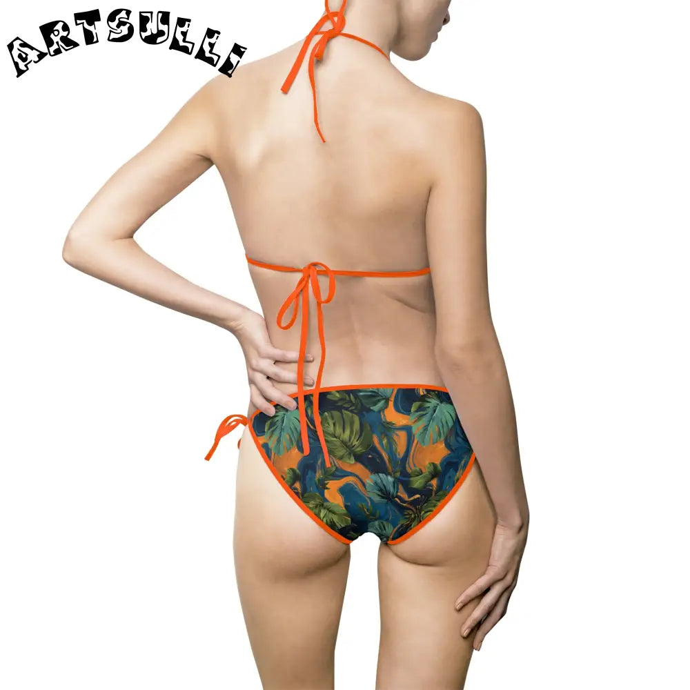 Women's Bikini Swimsuit (AOP), Artsulli - Art is Long, Life is Short, All Over Prints, , , , , , , 