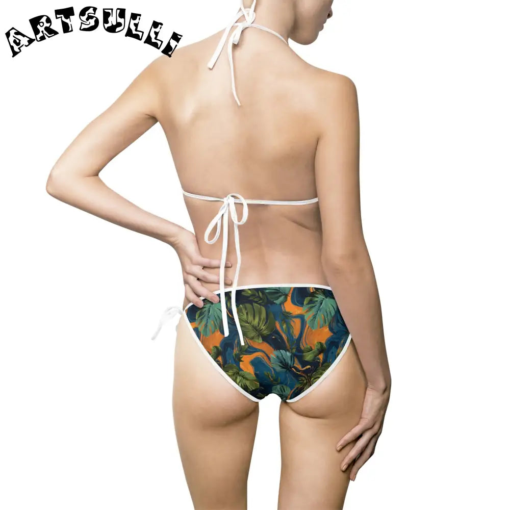 Women's Bikini Swimsuit (AOP), Artsulli - Art is Long, Life is Short, All Over Prints, , , , , , , 