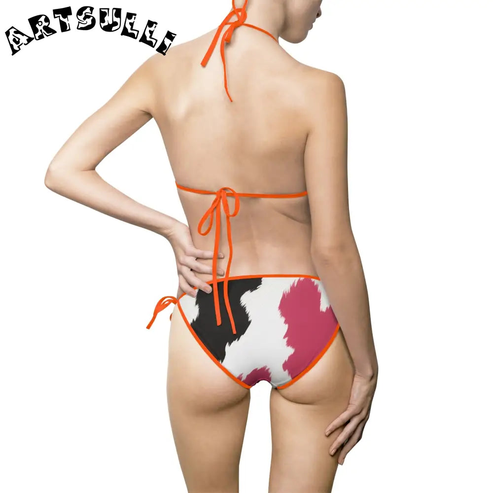 Women's Bikini Swimsuit (AOP), Artsulli - Art is Long, Life is Short, All Over Prints, , , , , , , 