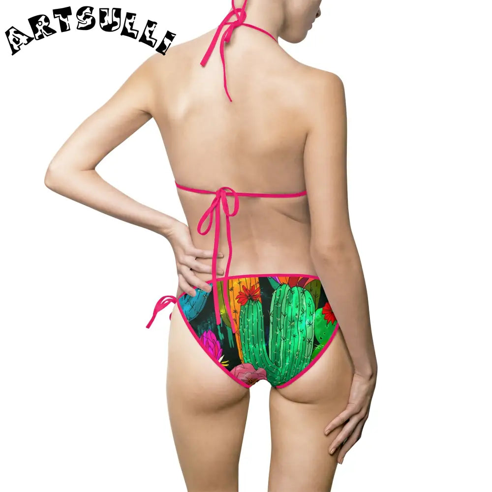 Women's Bikini Swimsuit (AOP), Artsulli - Art is Long, Life is Short, All Over Prints, , , , , , , 