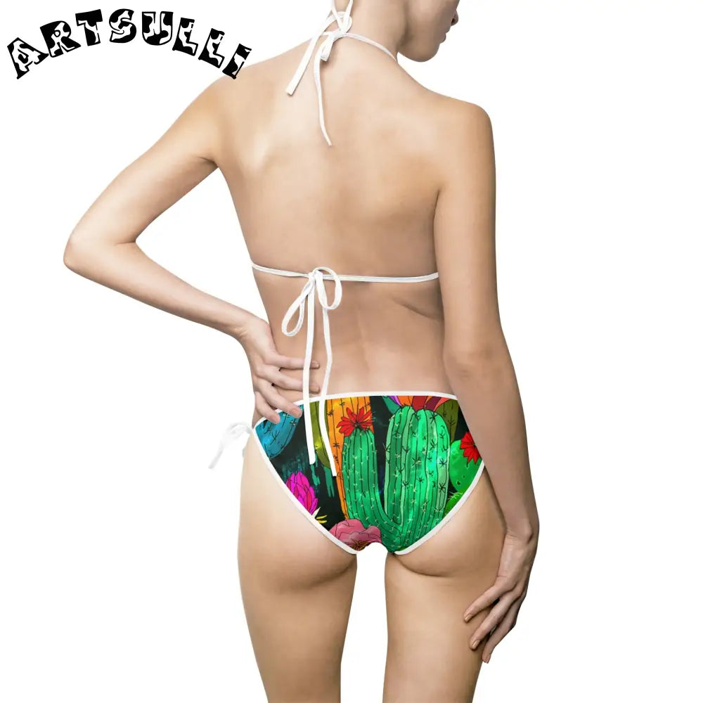 Women's Bikini Swimsuit (AOP), Artsulli - Art is Long, Life is Short, All Over Prints, , , , , , , 