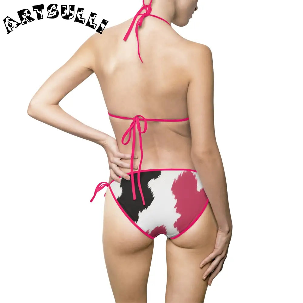 Women's Bikini Swimsuit (AOP), Artsulli - Art is Long, Life is Short, All Over Prints, , , , , , , 
