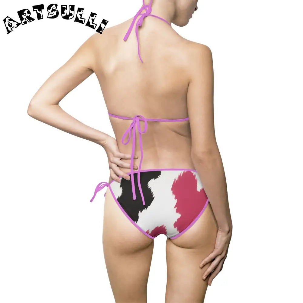 Women's Bikini Swimsuit (AOP), Artsulli - Art is Long, Life is Short, All Over Prints, , , , , , , 