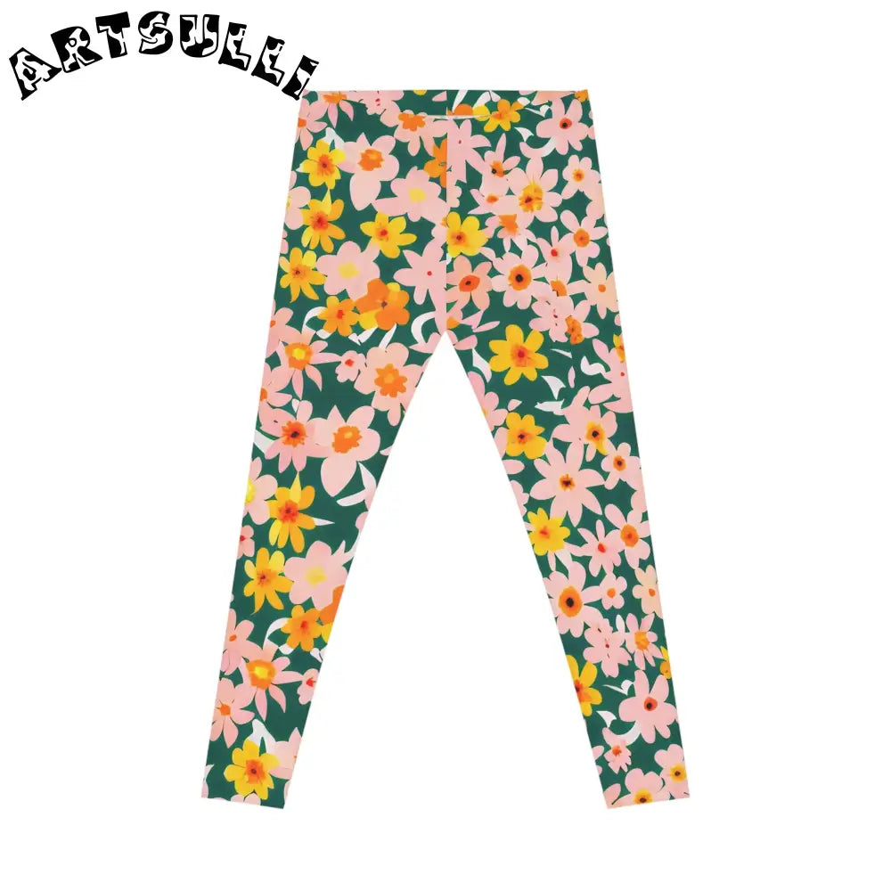 Women's Casual Leggings (AOP), Artsulli - Art is Long, Life is Short, All Over Prints, Size, XS, Color, Seam thread color automatically matched to design, , , 11631139374264354999