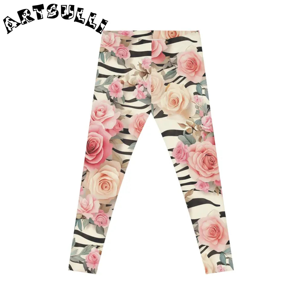 Women's Casual Leggings (AOP), Artsulli - Art is Long, Life is Short, All Over Prints, Size, XS, Color, Seam thread color automatically matched to design, , , 32937942334023096499