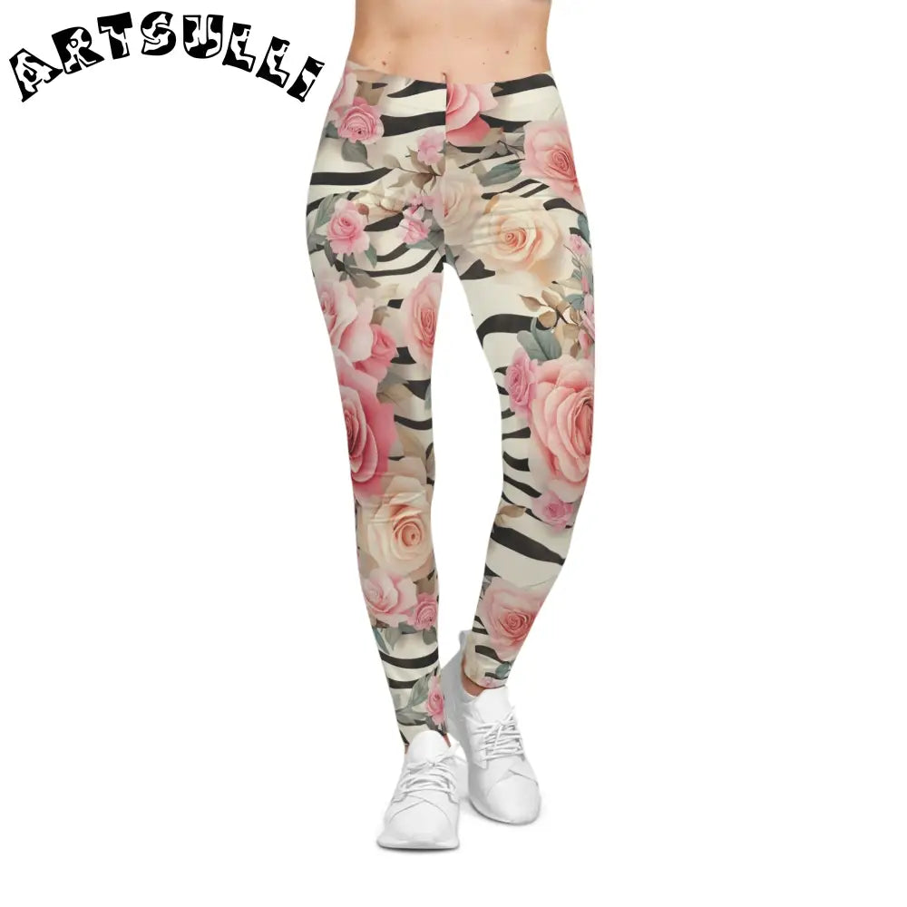 Women's Casual Leggings (AOP), Artsulli - Art is Long, Life is Short, All Over Prints, , , , , , , 