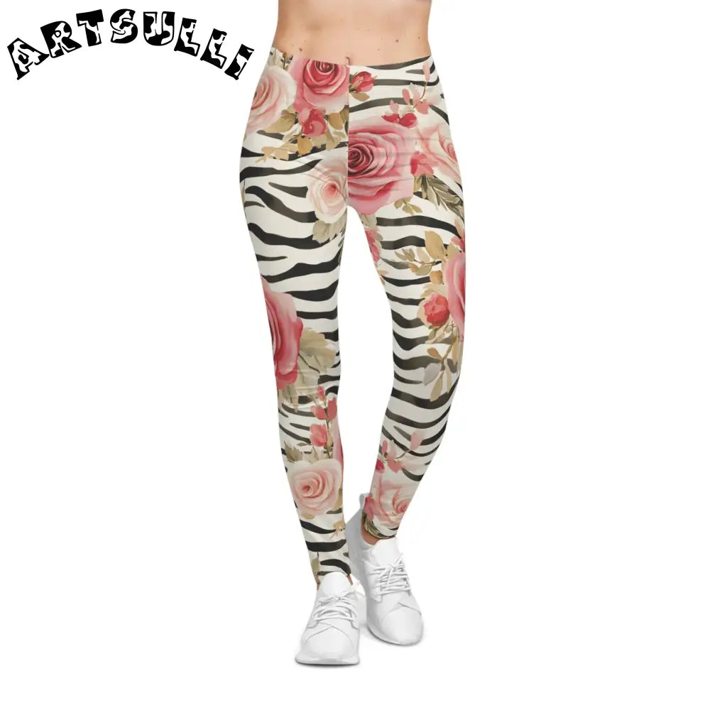 Women's Casual Leggings (AOP), Artsulli - Art is Long, Life is Short, All Over Prints, , , , , , , 