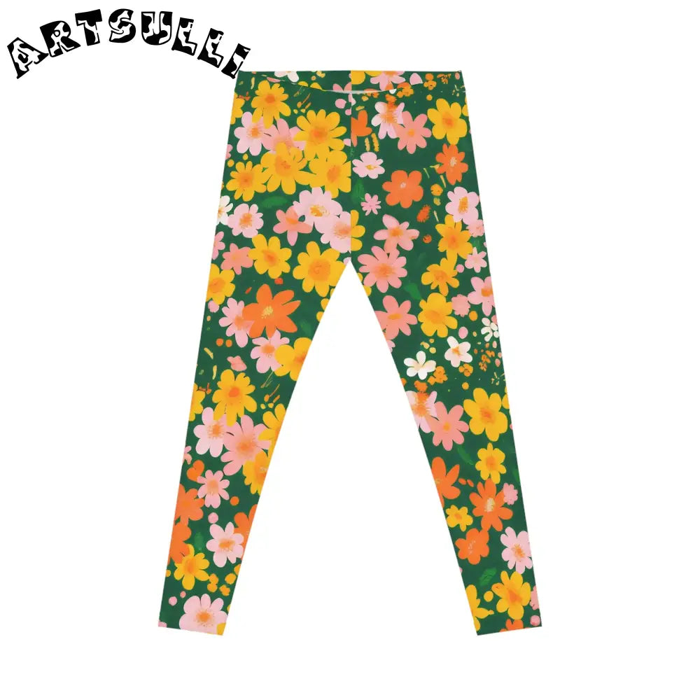 Women's Casual Leggings (AOP), Artsulli - Art is Long, Life is Short, All Over Prints, Size, XS, Color, Seam thread color automatically matched to design, , , 25292677708058001758