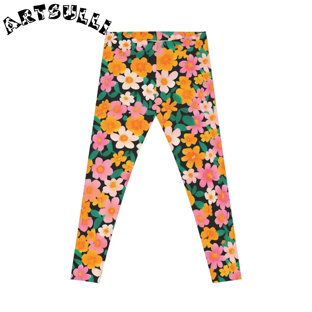 Women's Casual Leggings (AOP), Artsulli - Art is Long, Life is Short, All Over Prints, Size, XS, Color, Seam thread color automatically matched to design, , , 11832627099266387731