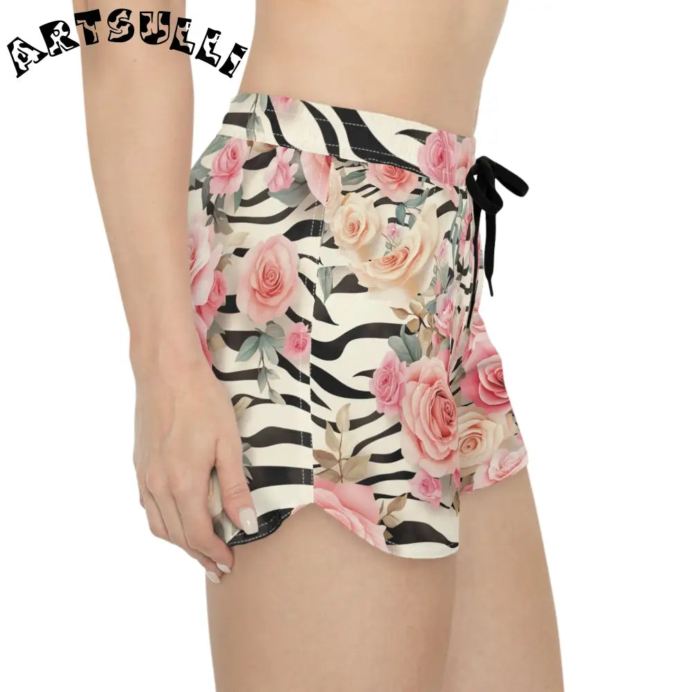 Women's Casual Shorts (AOP), Artsulli - Art is Long, Life is Short, All Over Prints, , , , , , , 