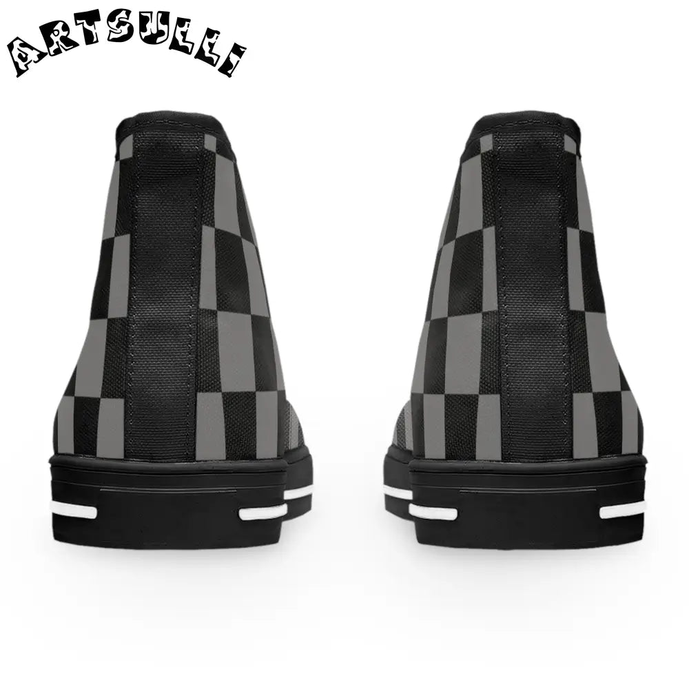 Women’s High Top Breathable Polyester Canvas Sneakers, Artsulli - Art is Long, Life is Short, Shoes, , , , , , , 