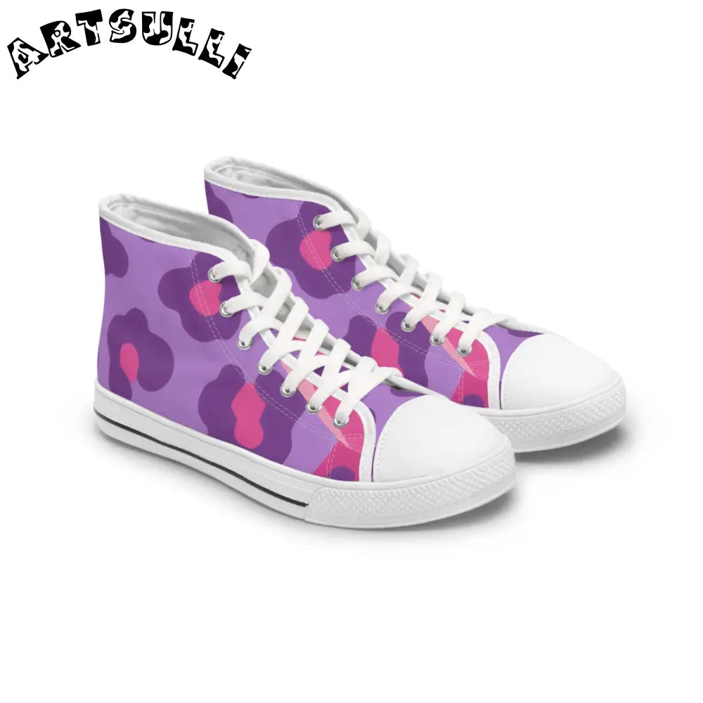 Women's High Top Sneakers, Artsulli - Art is Long, Life is Short, Shoes, Size, US 5.5, Color, White sole, , , 50207516075951214710