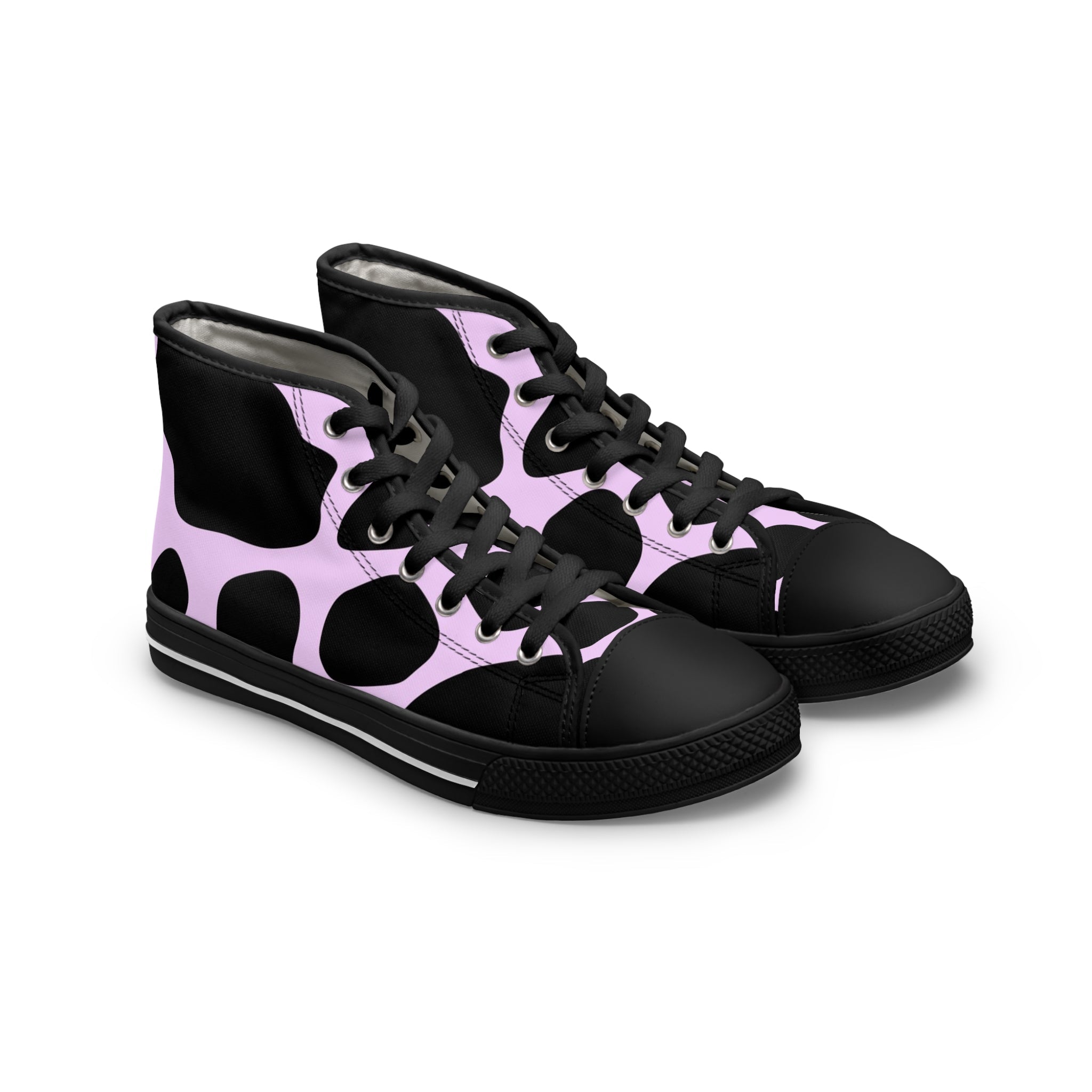 Women's High Top Sneakers, Artsulli - Art is Long, Life is Short, Shoes, Size, US 5.5, Color, Black sole, , , 30315568322382393868