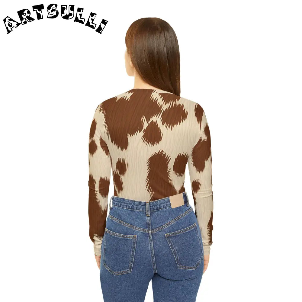 Women's Long Sleeve V-neck Shirt (AOP), Artsulli - Art is Long, Life is Short, All Over Prints, , , , , , , 