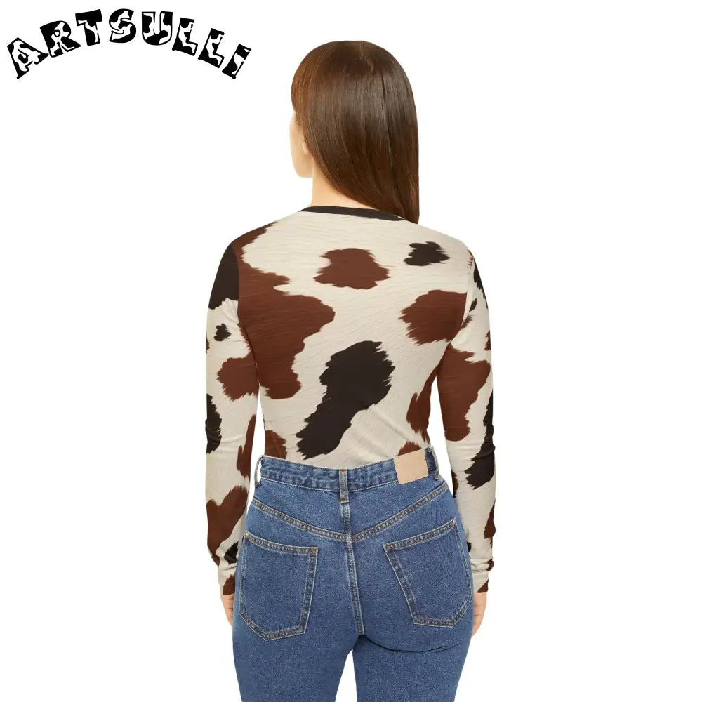 Women's Long Sleeve V-neck Shirt (AOP), Artsulli - Art is Long, Life is Short, All Over Prints, , , , , , , 