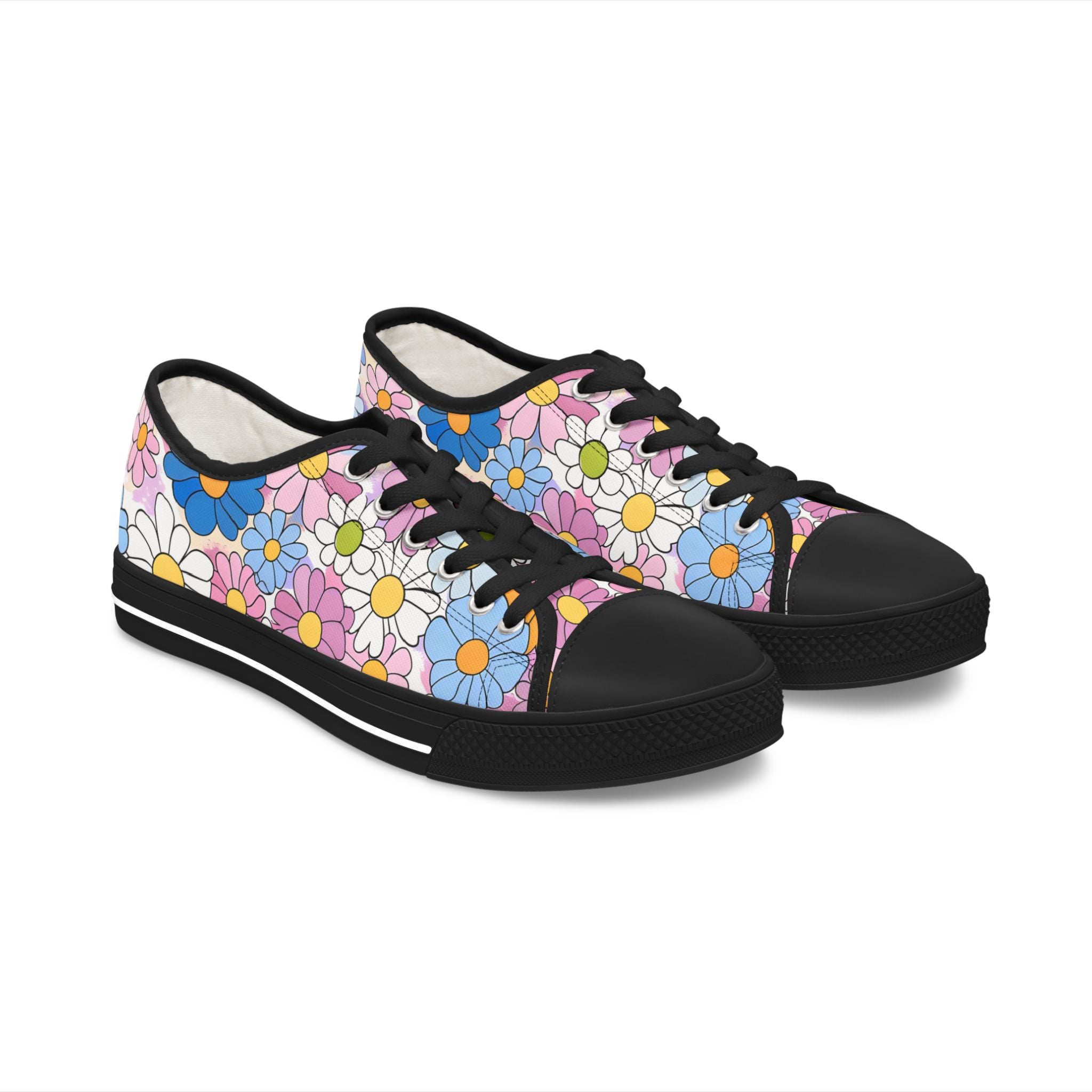 Women's Low Top Sneakers, Artsulli - Art is Long, Life is Short, Shoes, Size, US 5.5, Color, Black sole, , , 46272565035165857473