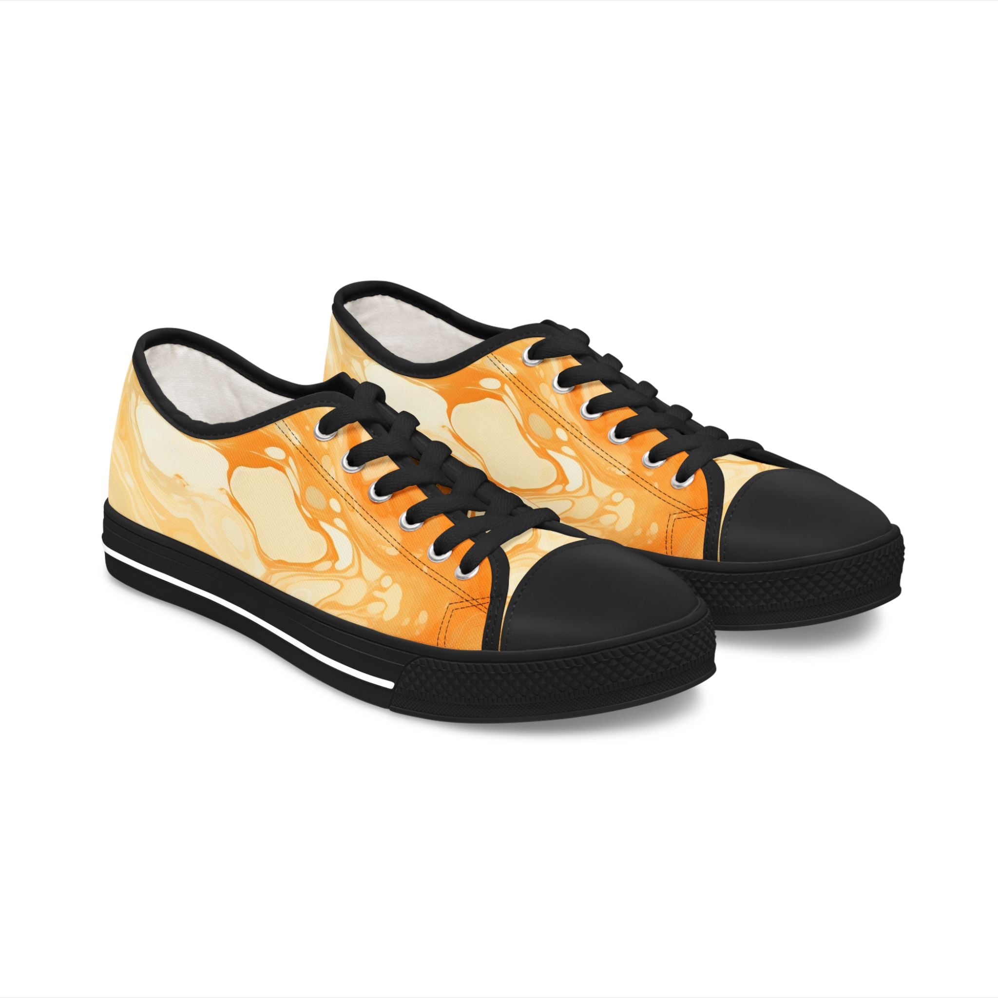 Women's Low Top Sneakers, Artsulli - Art is Long, Life is Short, Shoes, Size, US 5.5, Color, Black sole, , , 14324301450787117114