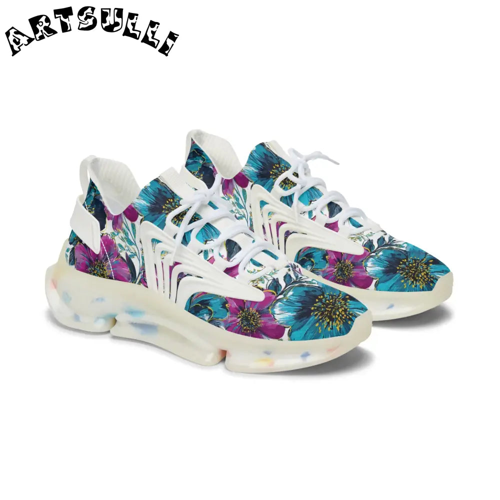 Women's Mesh Sneakers, Artsulli - Art is Long, Life is Short, Shoes, Color, White sole, Size, US 5.5, , , 32424418469190046212