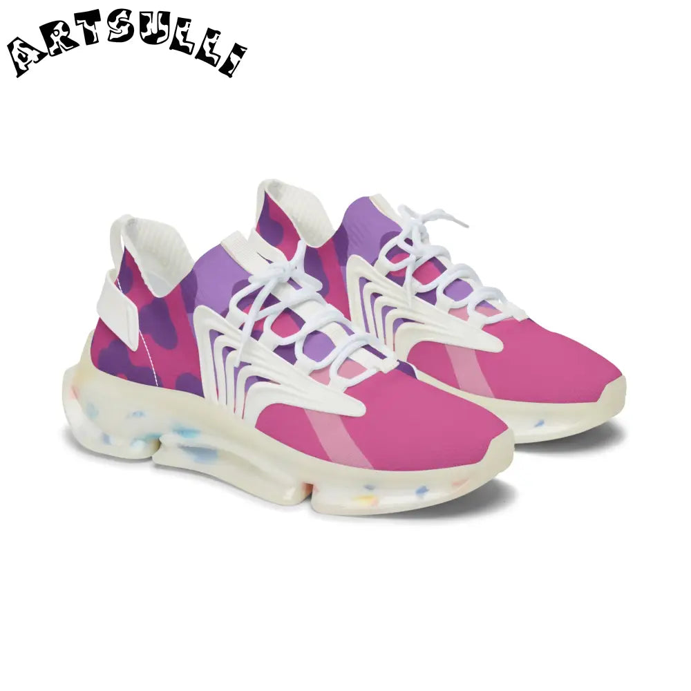 Women's Mesh Sneakers, Artsulli - Art is Long, Life is Short, Shoes, Color, White sole, Size, US 5.5, , , 56700209738862308029