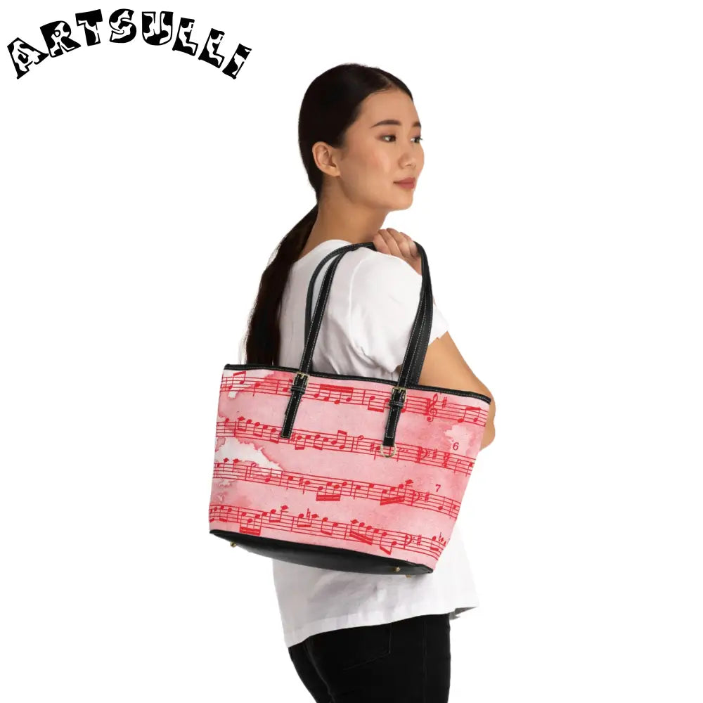 Womens Music Note Shoulder Bag, Artsulli - Art is Long, Life is Short, Bags, , , , , , , 